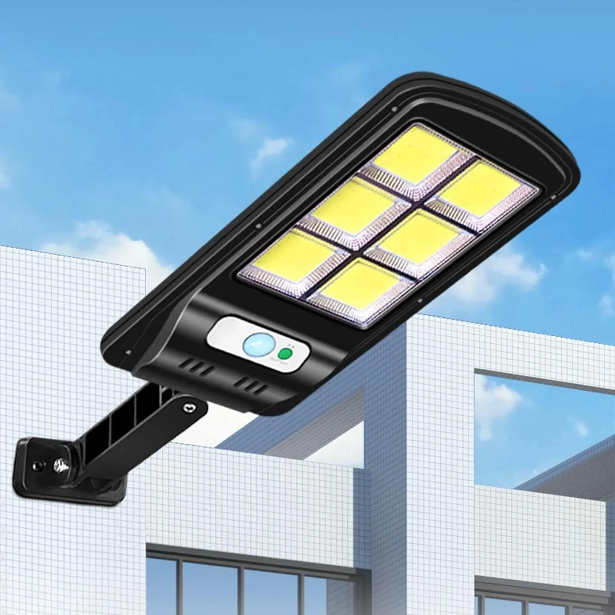 LED Solar-Außenleuchte mit Bewegungsmelder – 1800 Lumen, SENSLED